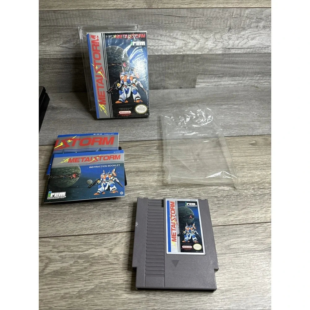 Metal Storm CIB Complete In Box AUTHENTIC (Nintendo Entertainment System,‎ 1991)